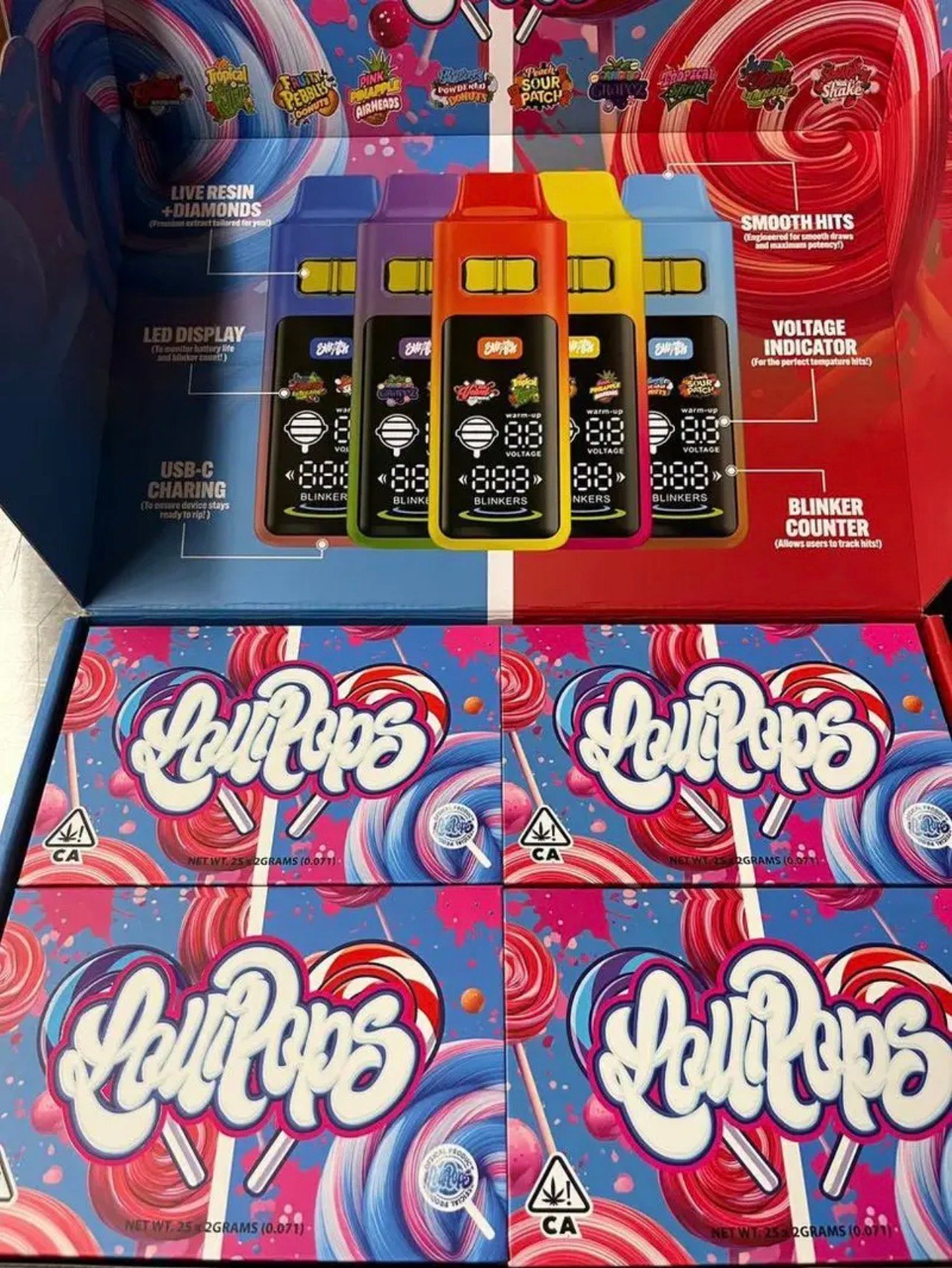 lollipops 2g disposable